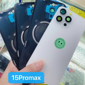 Back Glass Cover With Metal Lot iPhone 14 15 Plus ProMax