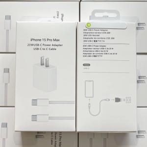 20W USB-C with C-C Charging Set for iPhone 15 Pro Max